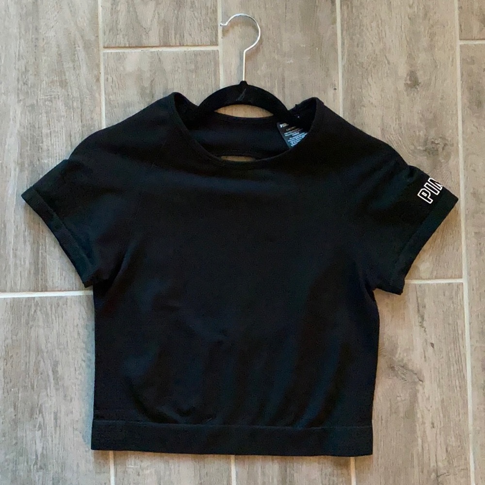 PINK ACTIVE CROP WORKOUT TOP